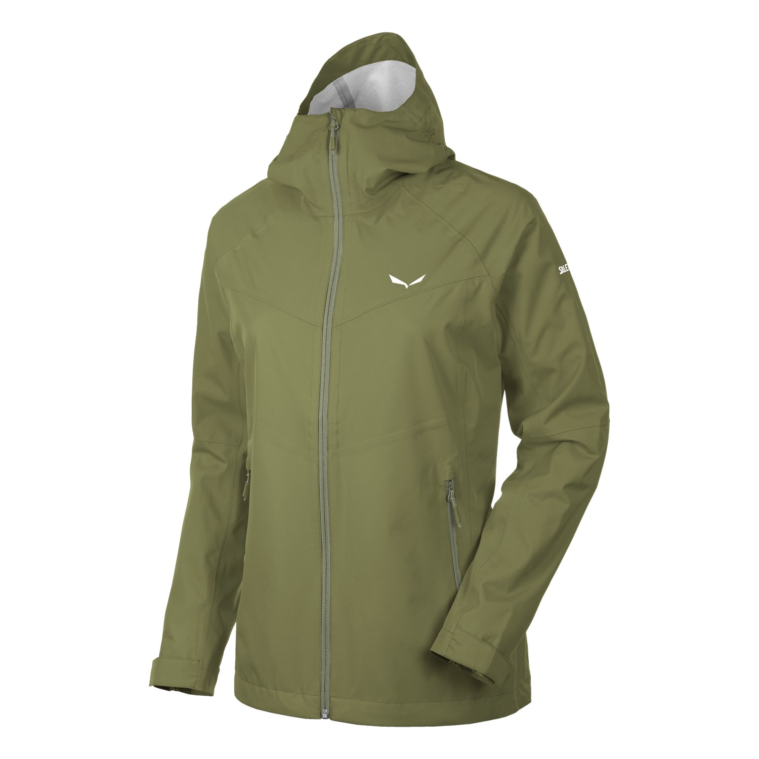 Chaqueta Hardshell Salewa Puez Aqua Powertex Mujer Verdes/Verde Oliva Mexico (JF9276538)